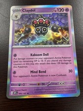 Pokemon Obsidian Flames Claydol Holo Rare Card 095/197 NM