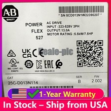Allen Bradley 25C-D013N114 PowerFlex 527 7.5HP AC Drive US Free Tax