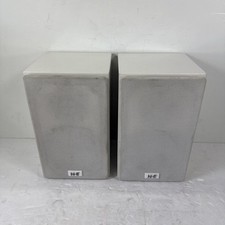 Vintage NHT A400/Zero Bookshelf Speakers Pair White TESTED