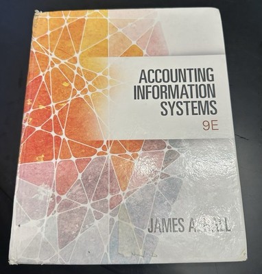 Accounting Information Systems by James Hall (2015, Hardcover)