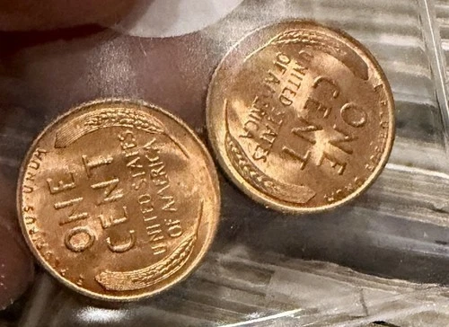 1955-S GEM BU Lincoln Wheat 1c ~ RED / RED Brown ~ Beautiful! ~ 1 Coin ~ G08