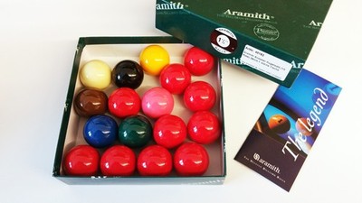 Aramith Snooker Kugelsatz (10 Rote) 38mm f. kleine Tische