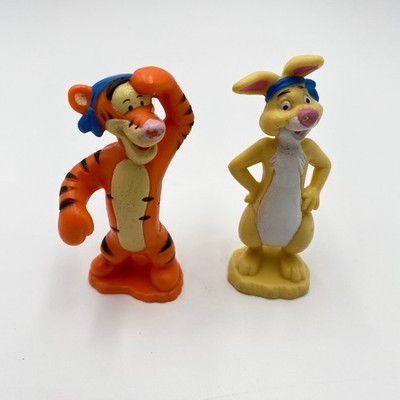 Disney Winnie the Pooh Tigger & Rabbit Figurine Cake Topper Figures Pirate Blue