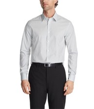 Calvin Klein Wrinkle Free Dress Shirt Multicoloured 17.5" Neck 34"-35" Sleeve