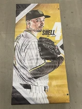 BLAKE SNELL heavyweight vinyl Street banner SanDiego Padres Petco Park 24” X 50”