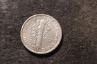 1919-D XF Solid Mercury Dime Super Fasces WCO