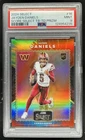 2024 Panini Select Jayden Daniels Score Throwback RC Tie-Dye Prizm #/25 PSA 9