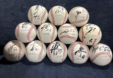 Lot of 12 SoftBank Hawks Autographed Baseball Kodai Senga Kenta Imamiya Japan JP