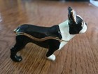 Kubla Crafts Enameled Boston Terrier French Bulldog Trinket Box Austrian Crystal — photo 9