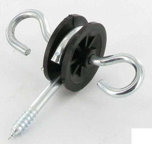 GATE ANCHORS x 10 - Electric Fencing Fence Screw In Insulator Hook Gate Handle - Picture 2 of 4