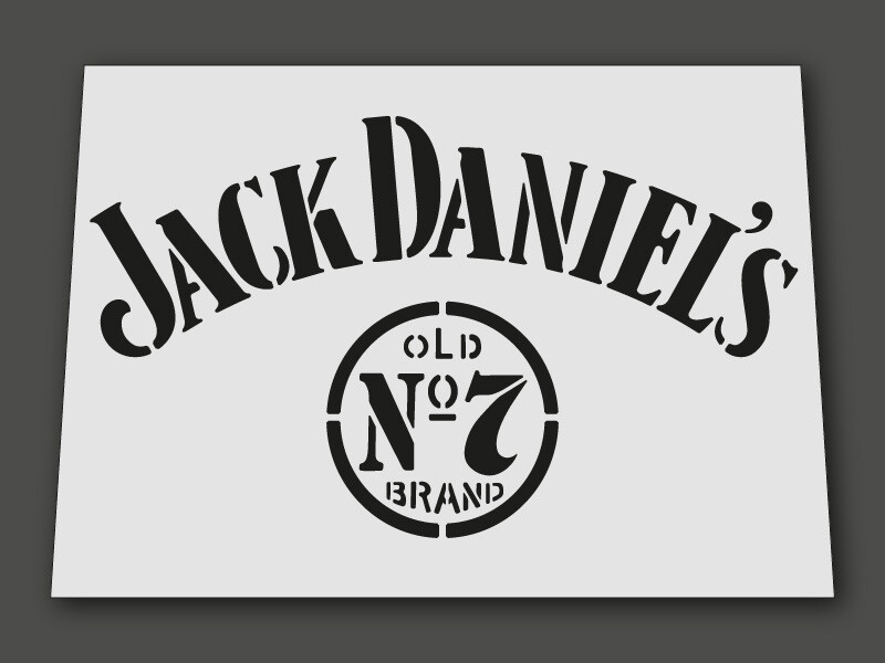 Jack Daniels Logo Stencil A4/A3/A2 Large Wall Template Barrel Furniture Alcohol | eBay jack-daniels-logo-stencil-a4-a3-a2-large-wall-template-barrel-furniture-alcohol-ebay