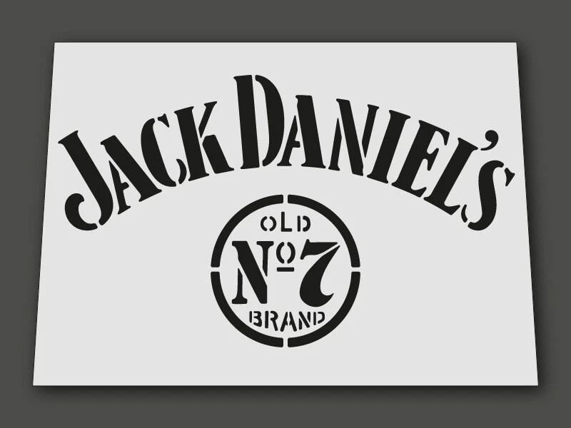 Jack Daniels Logo Stencil