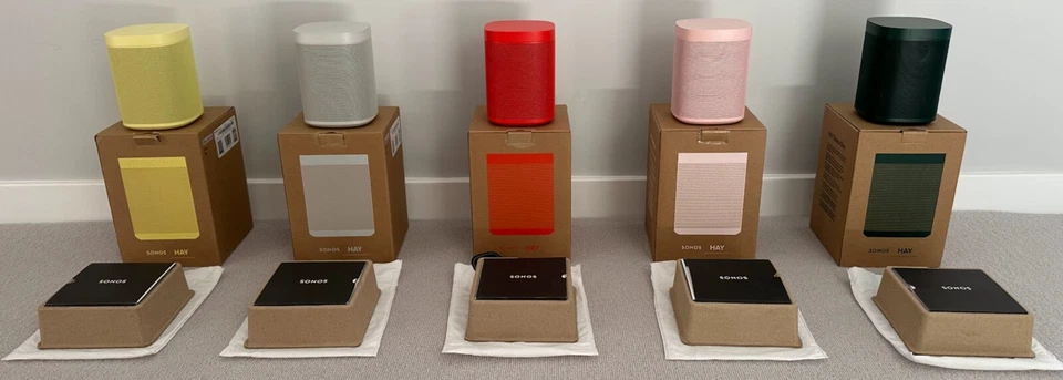 Full set of all 5 Colours - Sonos One HAY Limited Edition *Extremely RARE* - Image 2 of 4