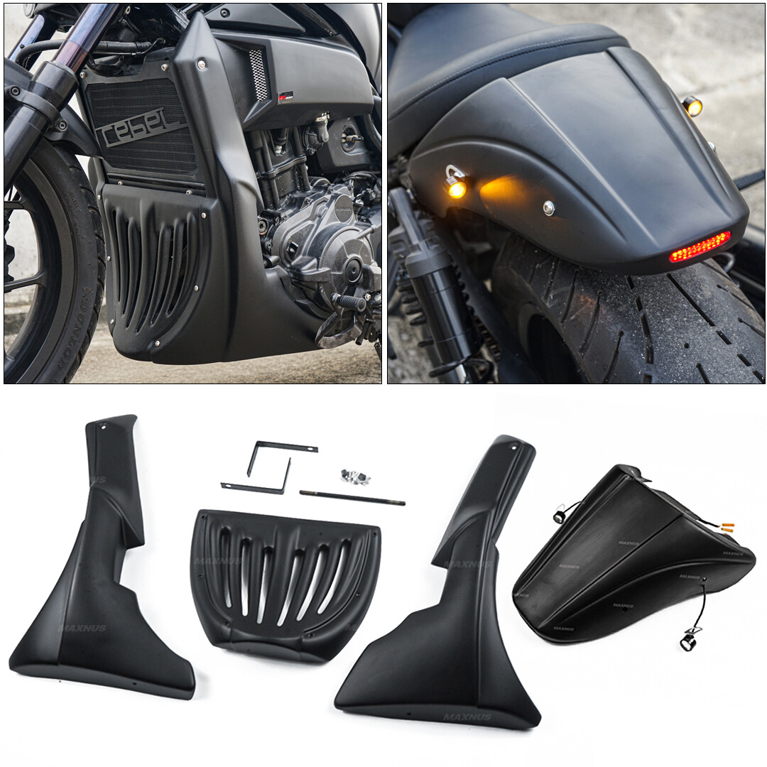 Full Set Of 2 Pieces Under Fairing & Rear Fender HONDA REBEL