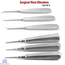 Dental Warwick James Surgical Coupland Elevators Root Tooth Extraction Tools Kit