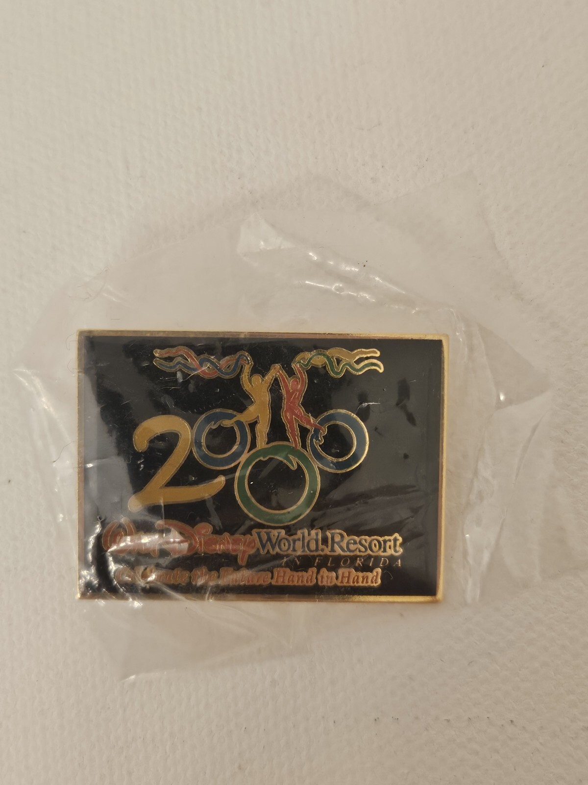 Walt Disney Resort Florida Training Pin 2000 Celebrate The Future Hand In Hand