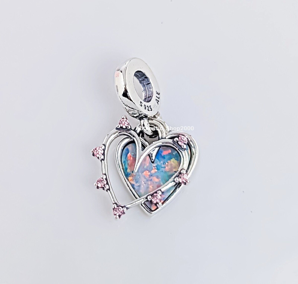 New 100% Authentic PANDORA Friendship Opalescent Double Dangle