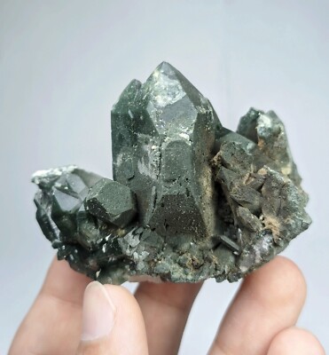 Natural Chlorine Included Quartz cluster, Unique formation from Balochistan Pak.