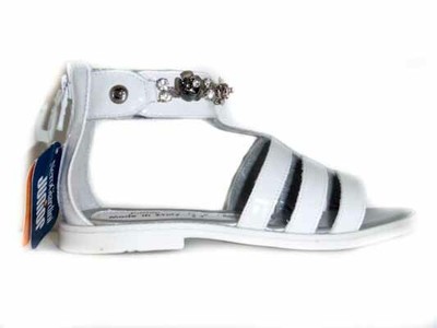 p234662 Nero Giardini sandalo da bambina alla caviglia brillantini