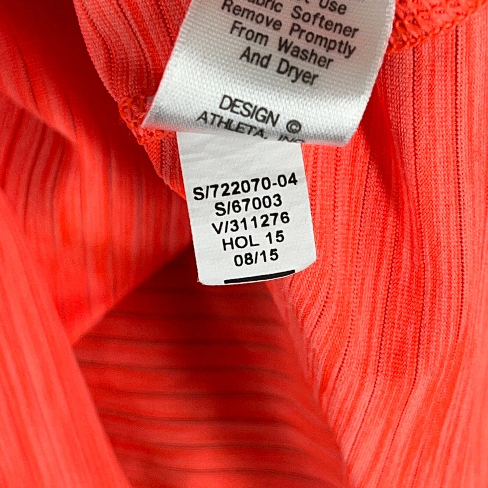 athleta ribbed scoop neck athleisure gym yoga studio shirt