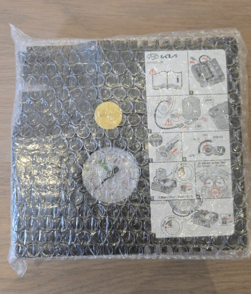 Kia Emergency Tyre Repair Kit Genuine OEM, sealant & compressornew
