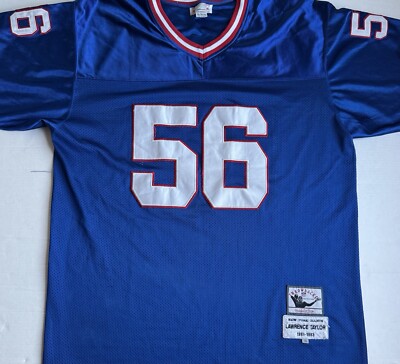 Lawrence Taylor New York Giants Mitchell Ness Blue NFL Football