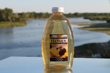 Raw Honey Pure Natural Nebraska Honey One 3lb Jar