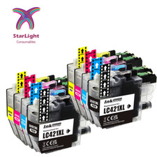 8 Ink Catridge LC421XL Fits For Brother DCP-J1050DW J1140DW MFC-J1010DW