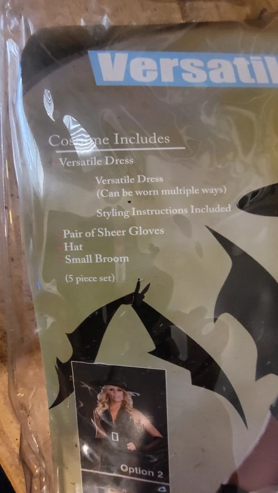 Dreamgirl Hocus Pocus Versitile 6 IN 1 Women's Halloween Costume F5235 NO HAT - Image 3 of 4