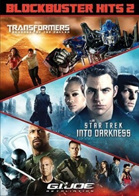 Blockbuster Hits 2 Transformers: Revenge of the Fallen Star Trek Gi Joe DVD New