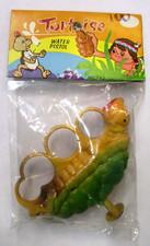 scarce vintage TORTOISE figural hard HONG KONG plastic water pistol MIP turtle
