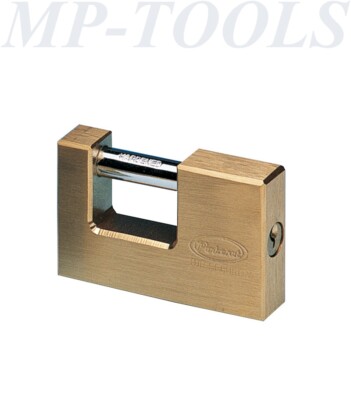 Lucchetto Rettangolare Corazzato In Acciaio - Antiscasso Con 5 Chiavi - Per Bici, Cancelli, Garage - Foto 4