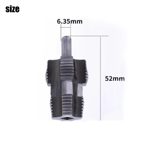Trapano Elettrico Compatibile PVC Kit Filettatubi con Varie Misure di Dieta -Set 7PZ - Foto 4 di 15
