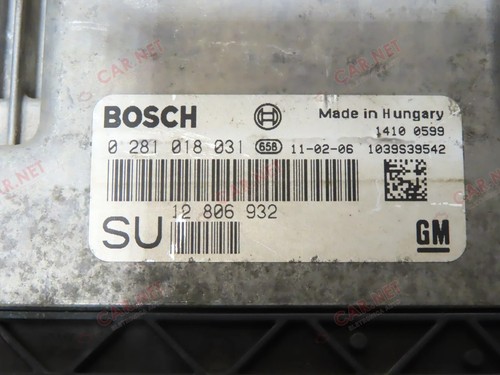 12806932 MOTORSTEUERGERÄT SAAB 9-3 YS3F 1.9 TTID 132KW Z19DTR BOSCH 0281018031 - Bild 18 von 24