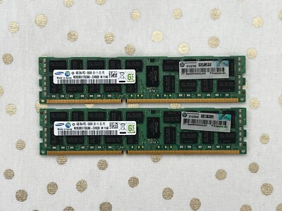 Samsung 4GB PC3-10600R 1333MHz ECC Server RAM Memory - M393B5170GB0CH9Q9 (x2)