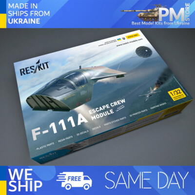 Reskit RSK32-0001 - 1/32 - F-111A Escape Pod (Crew Module) resin model kit