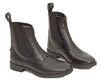 Wessex TIny Tots Toddler Jodhpur boots Front Zip Black Leather