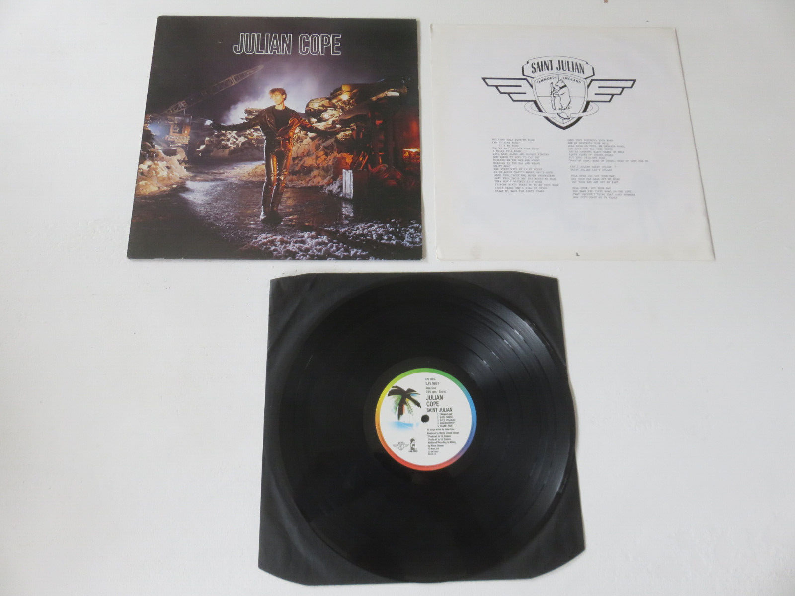 JULIAN COPE Saint Julian ISLAND ORIGINAL 1987 UK PRESSING VINYL LP ILPS9861