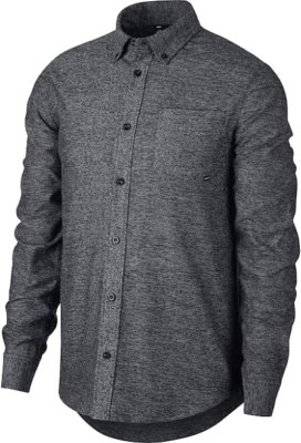 AUTHENTIC NIKE SB FLEX HOLGATE L/S BUTTON DOWN FRONT POCKET SHIRT  862793-010