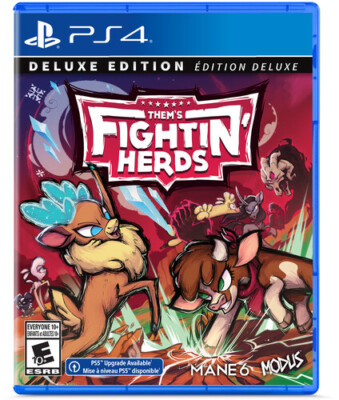 BRAND NEW SEALED Them's Fightin' Herds Deluxe Edition Sony PlayStation 4 PS4 PS5