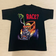 Ed Roth Rat Fink RACE Cotton All Size Shirt GIFT Halloween   FN780