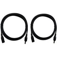 DC Power Extension Cable 5.5mm x 2.1mm Security Camera Power Cord Black 2 2M/...