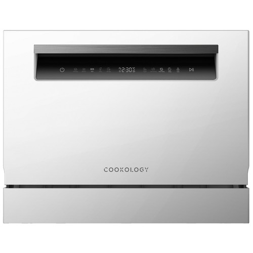 Cookology TCD6WH Touch Control Compact Table Top Dishwasher, 6 place