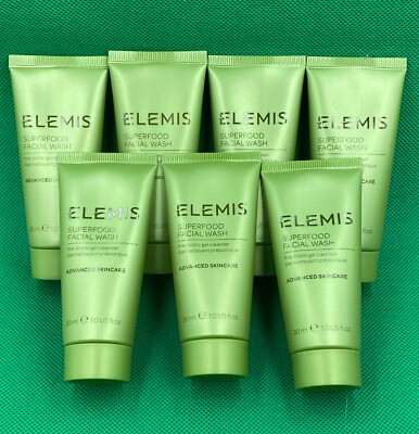 ELEMIS Superfood Facial Wash ProBiotic Advanced Skincare 7-1oz. tubes Free Ship