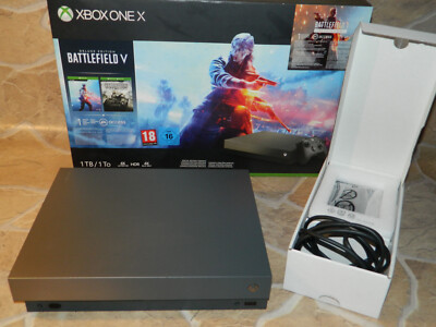 Microsoft Xbox One X 1TB Konsole ( Battlefield V Gold Rush Special Edition )