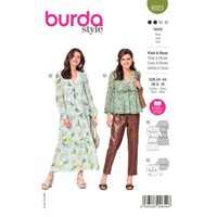 Burda 6023 Kleid Bluse Misses NäHen Muster GrößEn 8 - 18 Einfach