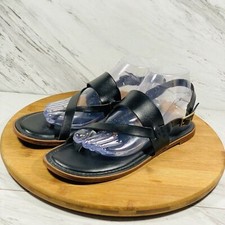 time and tru memory Black Strappy Sandals Size 9