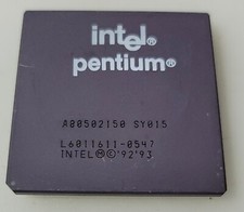 Vintage Rare Intel Pentium A80502150 SY015 Processor Collection or Gold Recovery