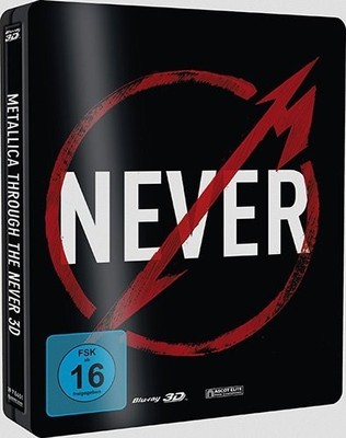 3D Blu-ray (+ 2D) ''Metallica - Through The Never'' im Steelbook  ***Neu & OVP***