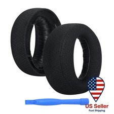 Replacement Ear Pads for Sony PS5 Pulse 3D Wireless - Mesh Foam Black